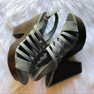 G by Guess Casual Gladiator Style Heel